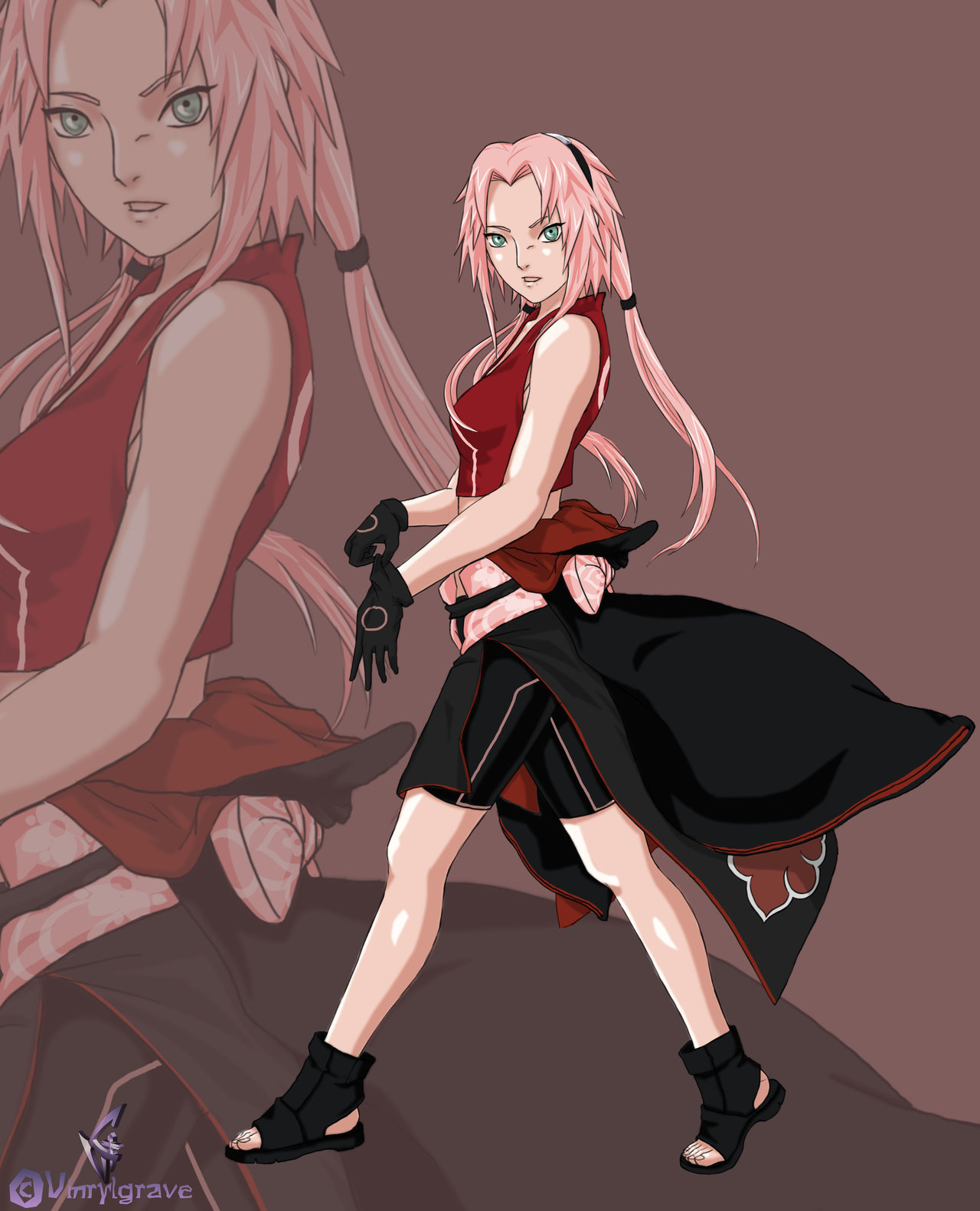AKatsuki_Team_7__Sakura_by_vinrylgrave.jpg